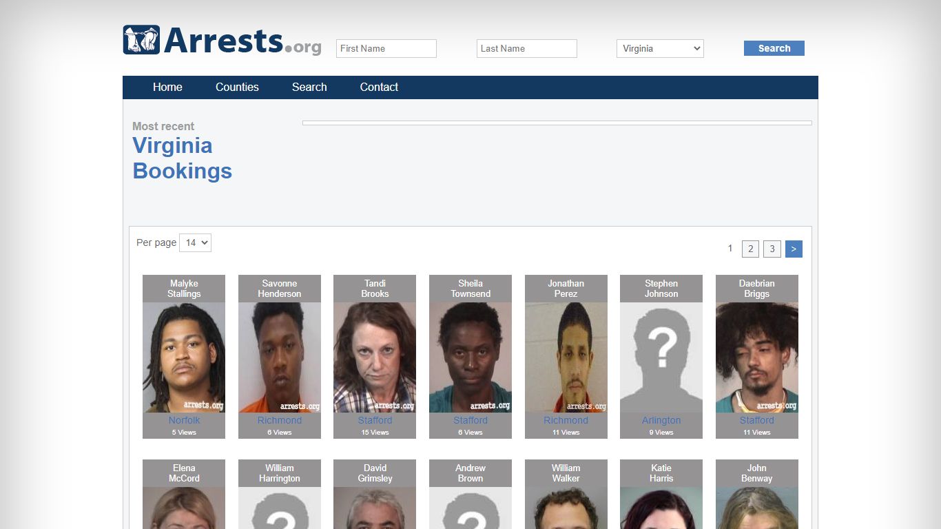 Virginia Arrests and Inmate Search